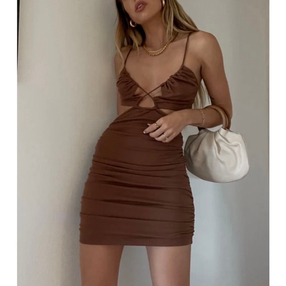 Luna B Brown Dress
